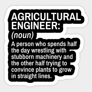 Agricultural Engineer Funny Definition Engineer Definition / Definition of an Engineer Sticker